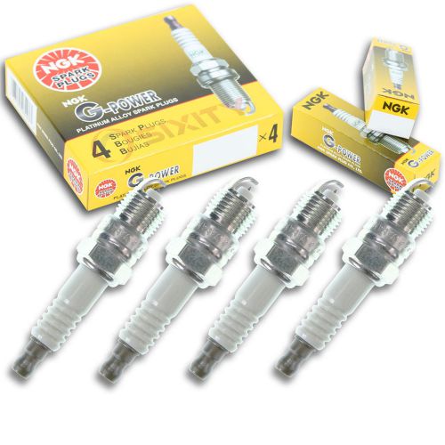 4pcs 69-90 hardin h240j taper seat ngk g-power spark plugs kit set engine gu