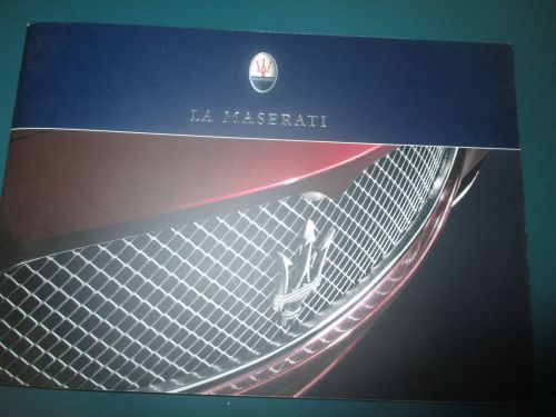 Maserati 2006 sales catalog quattroporte gransport coupe &amp; spyder gt brochure