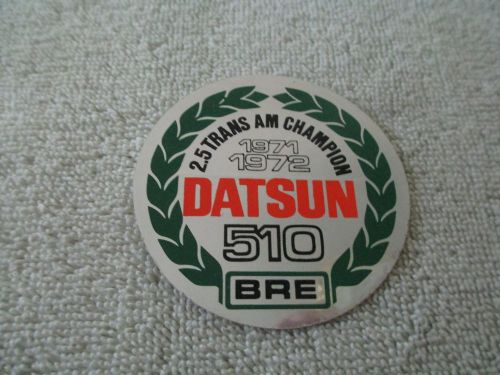 Original bre datsun 510 t/a champion decal