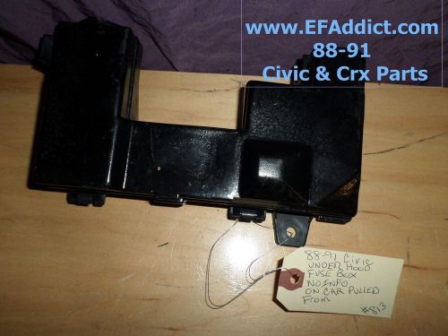 1988 1991 honda civic crx fuse box usdm ef ef8 engine bay fuse box