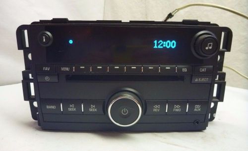 06-08 chevrolet impala radio cd player 25867889 aux input for ipod sw897
