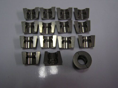New 5/16" titanium valve locks -.050 bead groove super 7 xceldyne race 062315-32