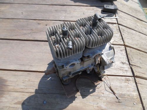 Unknown vintage snowmobile engine stuck