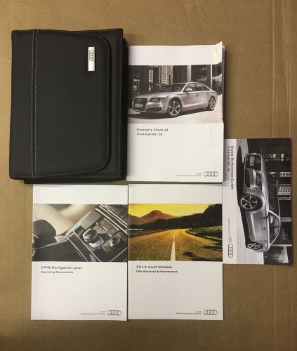 2014 audi a8 | s8 owner&#039;s manual with case