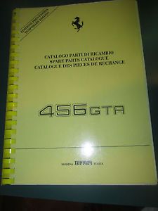 Ferrari 456 gta / gts spare parts catalogue parti di ricambio manual #1111/96