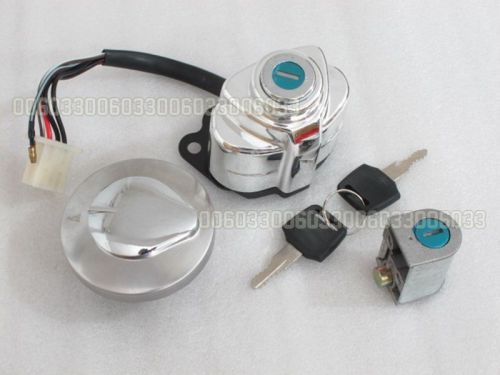 Ignition switch fuel gas cap cover with key vlx vt400 750 steed 400 600 33#7