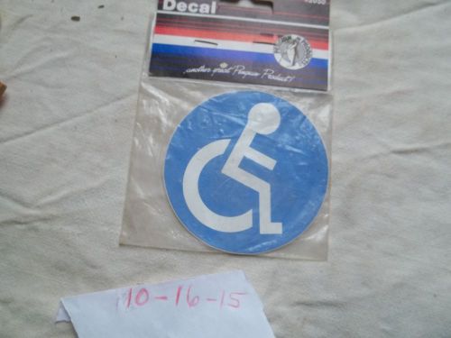 Handicap sticker window sticker decal ?