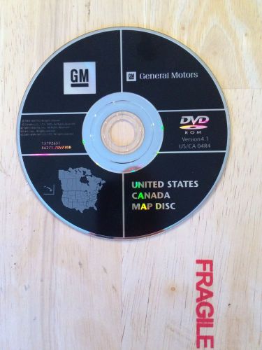 Used gm escalade yukon tahoe navigation cd 15792651    86271-70v7308 version 4.1