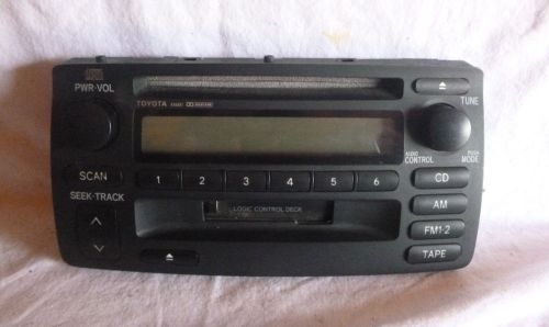 03 04 05 06 07 08 toyota corolla radio cassette cd face plate a56821  fp1829