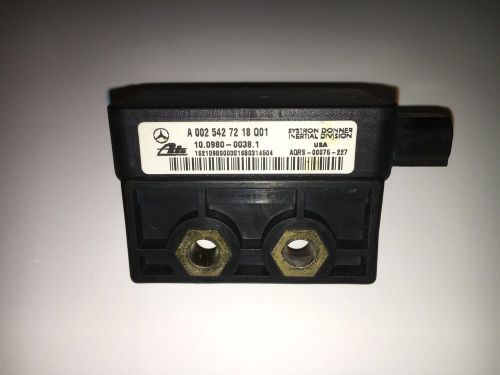 00-05 mercedes ml320/500 slk  lateral acceleration yaw sensor a 002 542 72 18