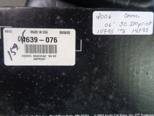 Arctic cat cover for '06 sabercat