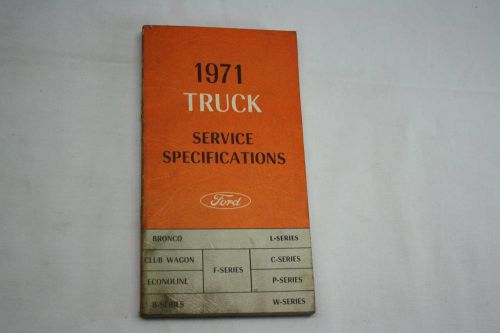 1971 ford oem truck  service specification free shipping