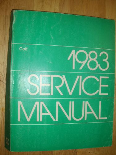 1983 dodge colt shop manual / shop book / original