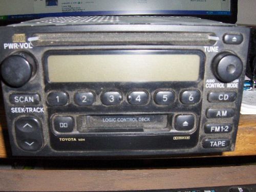 2002 toyota sienna cassette radio
