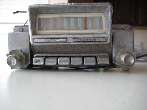 1956 1957 1958  mercury town and country radio  original am