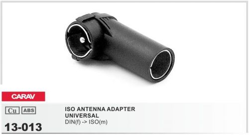 Carav 13-013 connector din iso universal radio antenna adapter