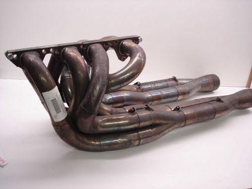 Nascar pro-fab stainless steel tri-y exhaust headers w/ collectors 1.875&#034;-2.125&#034;