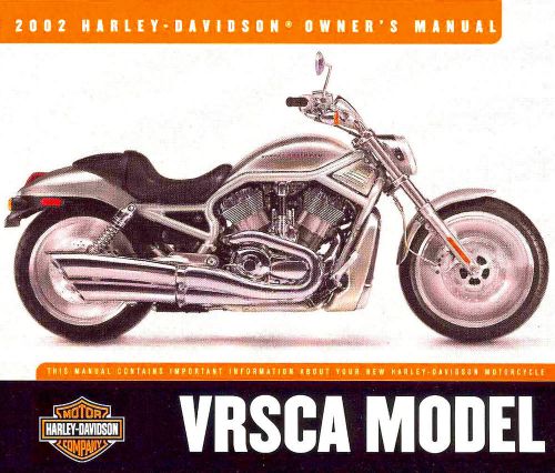 2002 harley-davidson vrsca v-rod owners manual -vrsca-vrod-harley