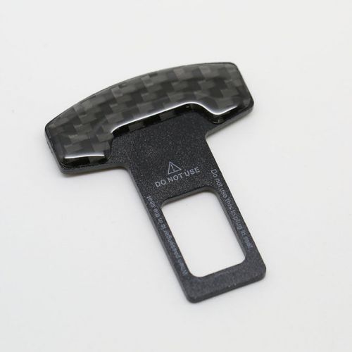 For lexus universal carbon fiber car seat belt buckle alarm stopper null insert