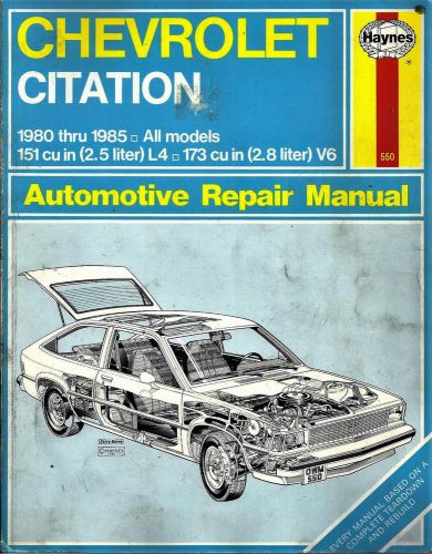 1980 through 1987 toyota corolla repair manual