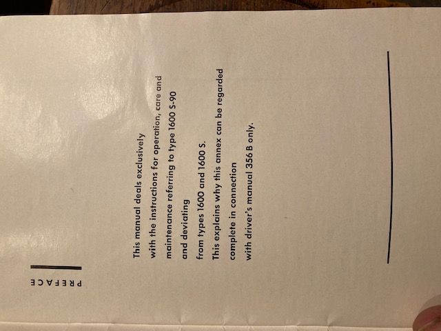 Porsche, annex to driver's manual, 356B, 1600 S-90, US $300.00, image 4