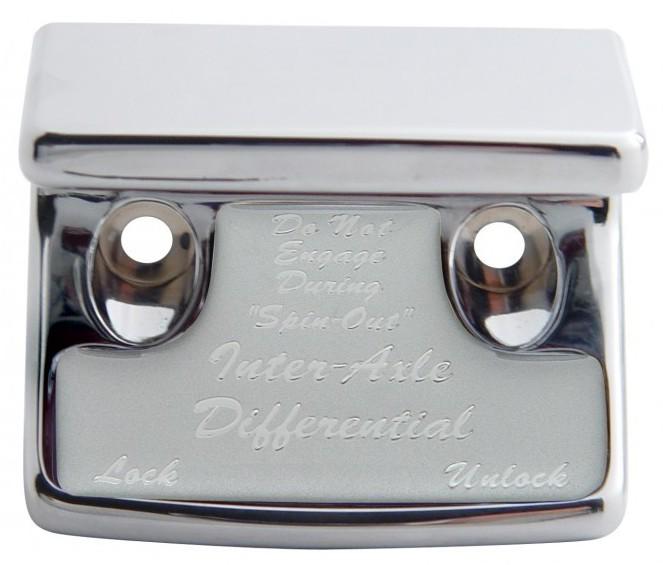 Switch guard inter-axle differential silver glossy for freightliner kenworth
