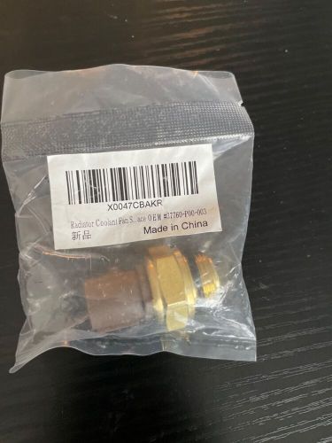 Radiator coolant fan sensor