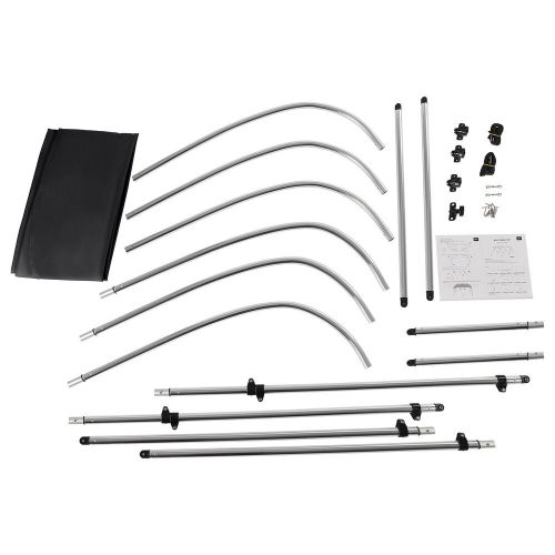 3 Bow Boat Top Cover 600D Oxford Clow & 2 Windproof Straps For 73-78" Width Boat, US $120.16, image 8