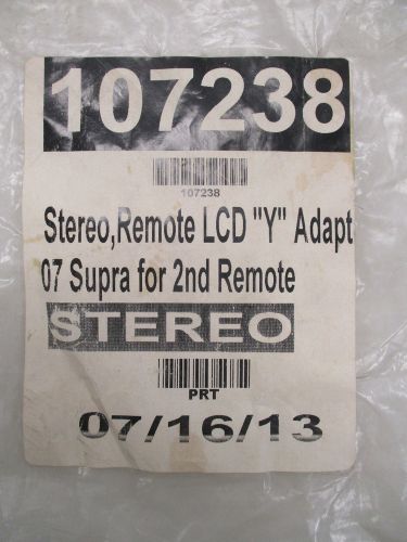 Supra c7 remote lcd "y" adapter stereo cable for 2nd remote 18" 107238 boat