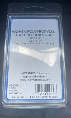 Heavy duty 48-inch sea-dog line 415082-1 battery box strap