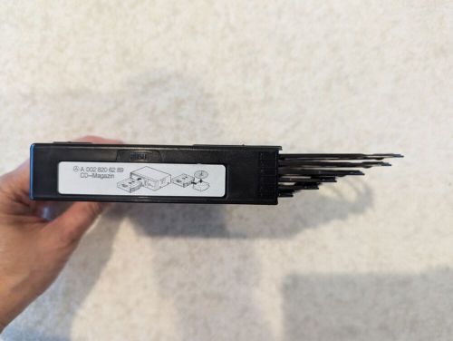 2003-2009 mercedes-benz 6 disc cd changer magazine a 002 820 62 89 oem