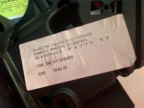 AUTOMATIC GEAR SHIFTER AUTOMATIC Peugeot 308 (4A/C) 2010 96884963VD-, US $, image 3