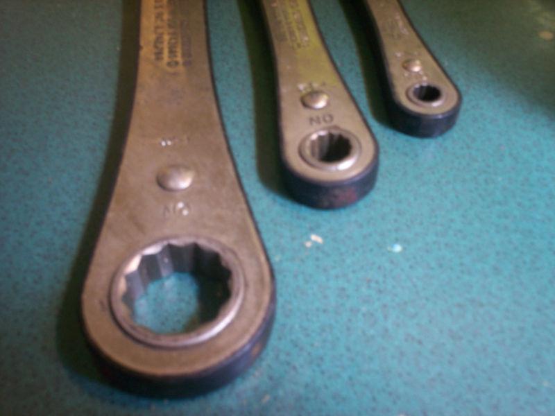 Sears/Craftsman Vintage 12 Point Box End Ratchet wrench 3 pc Works Great, US $9.99, image 5