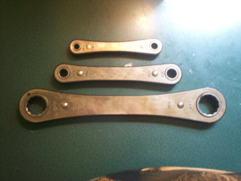 Sears/Craftsman Vintage 12 Point Box End Ratchet wrench 3 pc Works Great, US $9.99, image 6