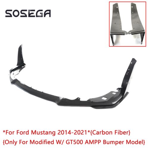 Replacement For Mustang 2015-2022 Modified W/ GT500 AMPP Bumper Front Lip Cover, US $199.99, image 21