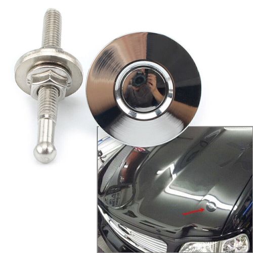 Universal Push Button Quick Release Hood Pins Bonnet Lock Clip Latch Bumper, US $9.10, image 3