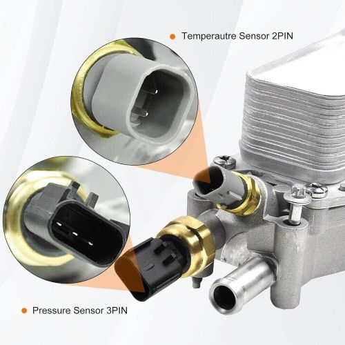 Engine oil cooler filter housing assembly for dodge chrysler jeep 2011-2016 3.6l