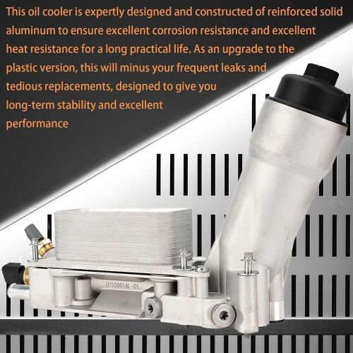 Engine Oil Cooler Filter Housing Assembly For Dodge Chrysler Jeep 2011-2016 3.6L, US $117.40, image 5