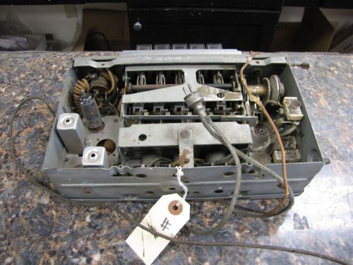 Vintage 1955-1956 chevrolet bel-air am delco car radio model #987087 - pb works