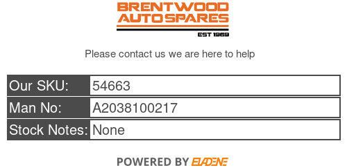 Mercedes c class w203 2001 interior / rear view mirror a2038100217