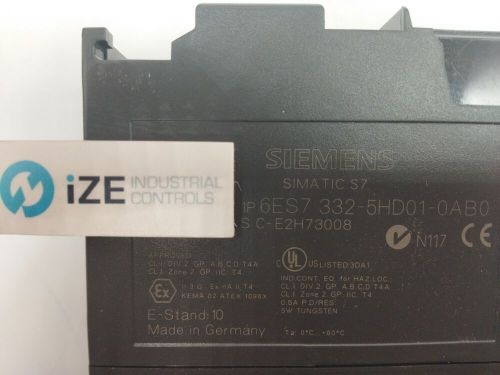 SIEMENS 6ES7332-5HD01-0AB0 ANALOG OUTPUT MODULE box is open, US $583.58, image 11