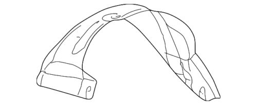 Genuine GM Fender Liner 25701818, US $4.63, image 3