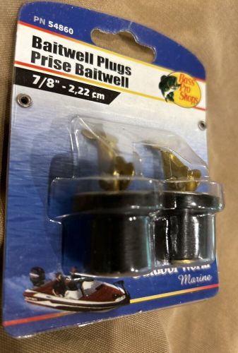 2 Pack of 7/8 Inch Baitwell Lever-Operated Drain Plugs for Boats, Bass Pro, US $8.95, image 2