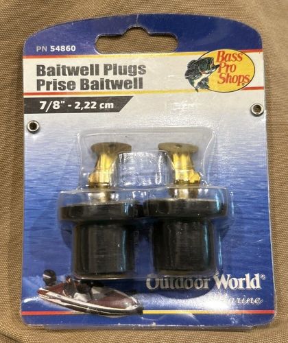 2 Pack of 7/8 Inch Baitwell Lever-Operated Drain Plugs for Boats, Bass Pro, US $8.95, image 4