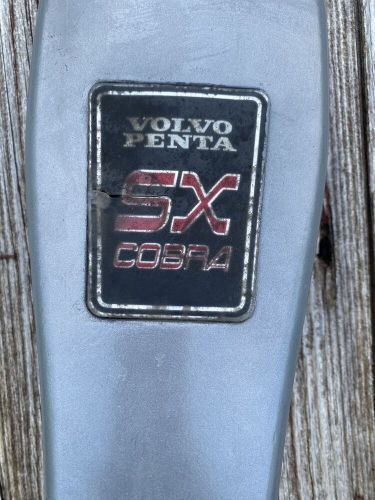 Volvo penta sx-m 3852418 silver upper gear housing cover