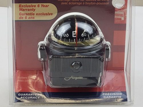 Vintage nos airguide scottsdale / silversport easy dash mount auto car compass