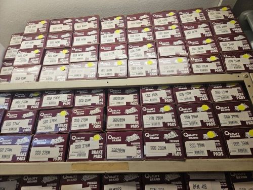 Lot of 290+ NOS Brake pad sets in boxes NEW TEK & QUALITY BRAND, US $715.00, image 3