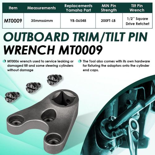 Outboard Trim/Tilt Pin Wrench MT0009-35mm x 6mm For Showa Yamaha Suzuki Honda, US $35.99, image 7