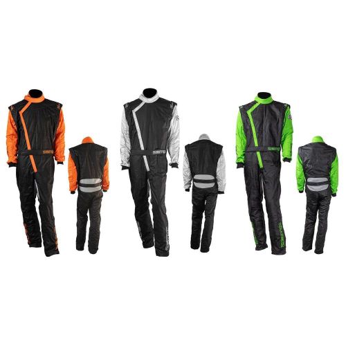 Zamp R07C09YL ZR-40 Youth Racing Suit, Green/Black, Large, US $323.52, image 18