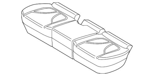 Genuine Ford Cover Assembly Rear Seat Cushion KA1Z-5863804-BC, US $928.79, image 3